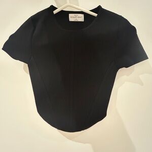 Black Sculpt Knit from Aritzia